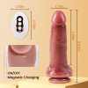 Thick Thrusting Vibrating Heating Realistic Dildo with Strong Suction Cup and Remote Control