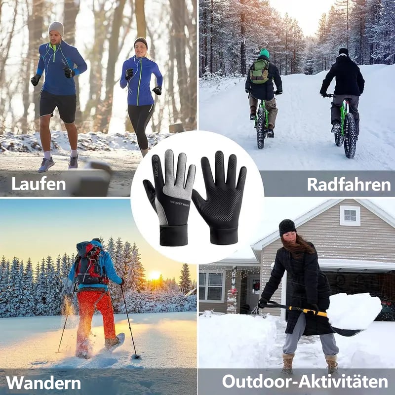 🔥LETZTER TAG 49 % RABATT🔥Beheizter Handschuh für Männer und Frauen mit Touchscreen, wasserabweisend, winddicht, rutschfest