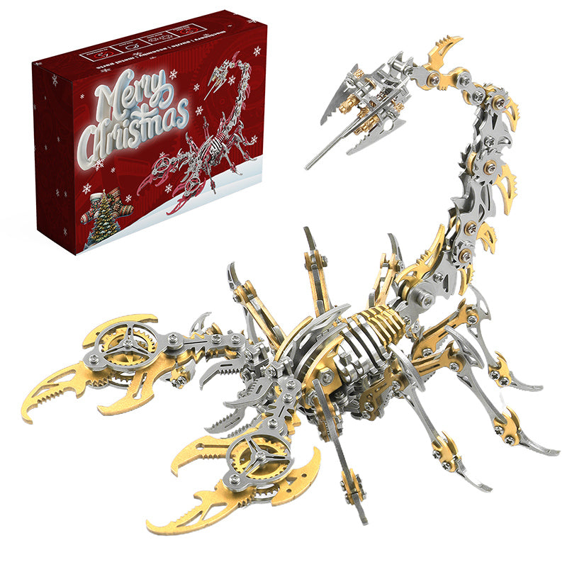 🌲EARLY CHRISTMAS SALE - 50% OFF🔥3D Scorpion Metal Puzzle Colorful Model Kit for Gifts and Decoration