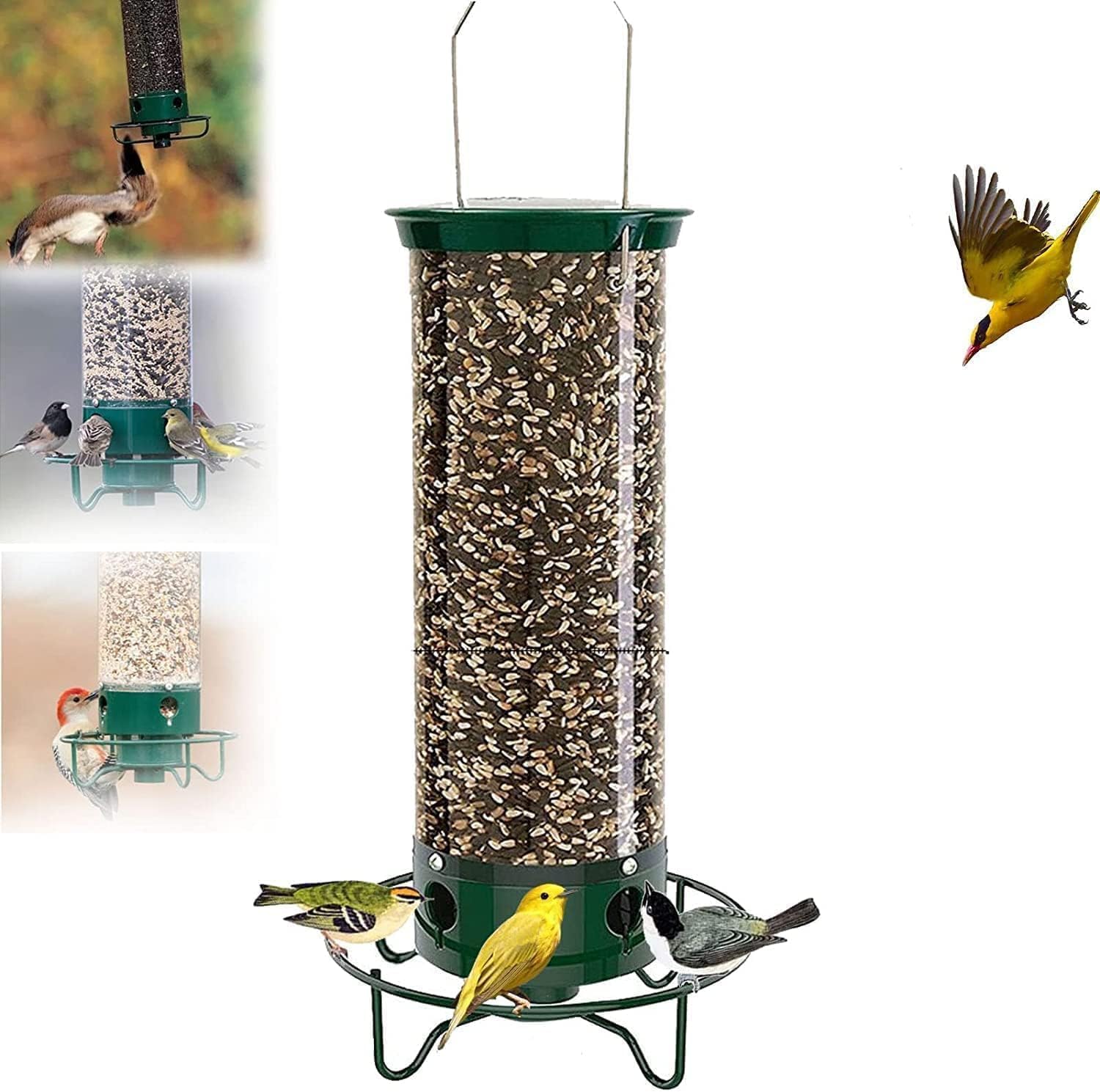 (🔥Promoción Del Último Día 49%OFF🔥)Comedero Para Pájaros A Prueba De Ardillas(Compra 2 Envío Gratis)