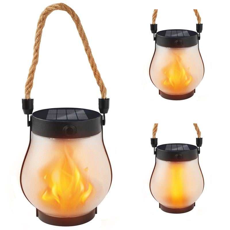 💥LAST DAY SALE 50% OFF💥Dancing Flame Solar Lantern Outdoor Lights⚡BUY 2 FREE SHIPPING