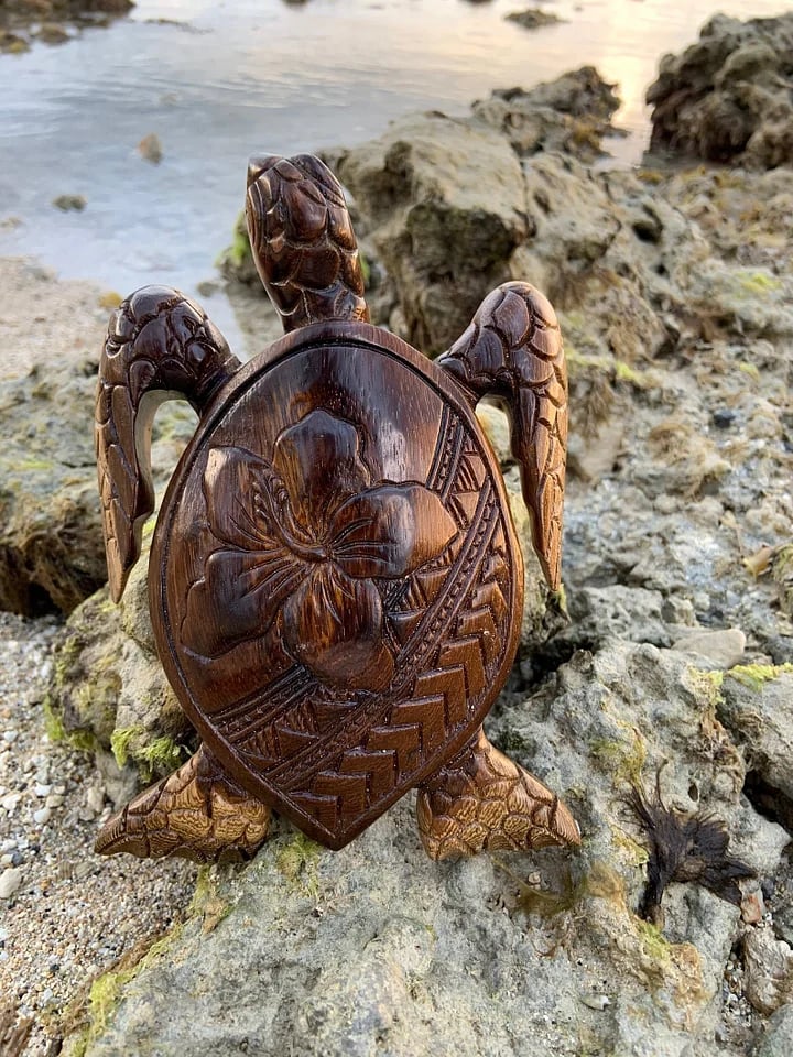 ❤️Hawaiian Turtle WoodCarving