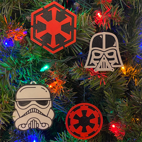 Star Wars Christmas Tree Holiday Ornaments