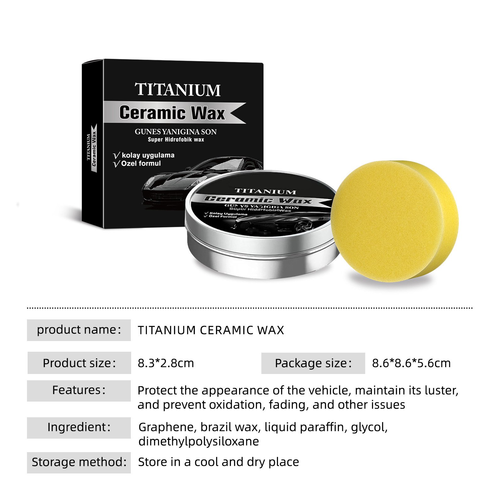 🔥Father's Day Sale 50% OFF - Titanium Ceramic Wax Cream