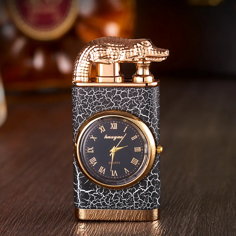 Crocodile Sapphire Dial Windproof Lighter - Buy 3 Get Extra 15% Off & Free Shipping