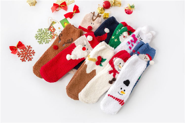 Christmas Style Thickened Warm Socks - Gift Wrapping