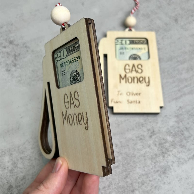 🎅2024 CHRISTMAS GIFT🎁--💸Gas (Shopping) Money Ornament