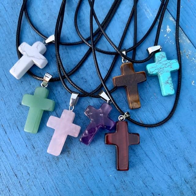 ✝️100% Handmade Crystal Cross Healing Heart