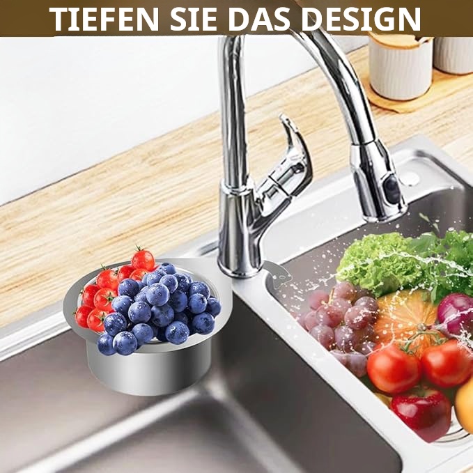 🔥Siebkorb aus Edelstahl in Schwanenform für die Spüle