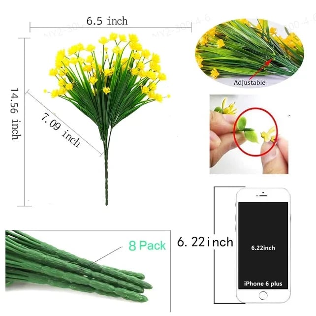 🎄Christmas Flash Sale-50% OFF-🔥Outdoor Artificial Flowers💐