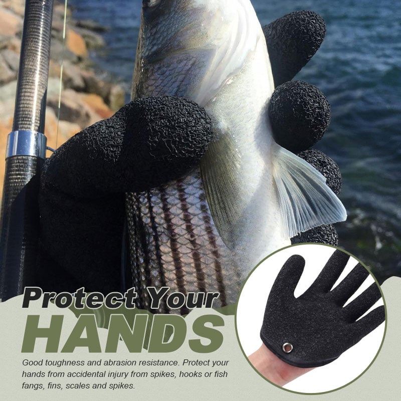 Last Day Promotion🔥🔥-Fishing Catching Gloves Non-slip Fisherman Protect Hand