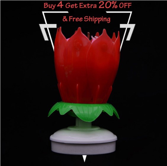 (SPRING PRE PROMOTION - SAVE 50% OFF) Magical Birthday Candle - Buy 4 Get Extra 20% OFF & Free Shipping