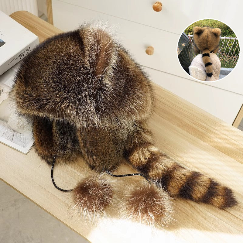 🔥Last Day 70% OFF🎁Handmade Imitation Raccoon Fur Hat