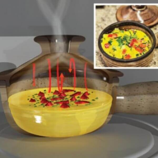 (🎄EARLY CHRISTMAS SALE - 50% OFF) 🎁Ceramic Microwave Cooker- Comes with Free Gourmet Recipes