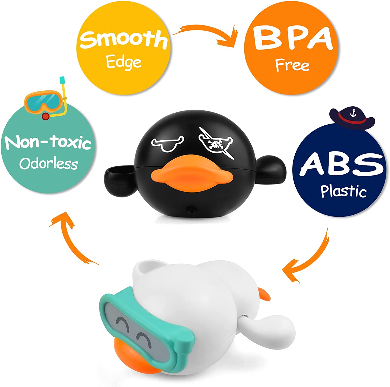 (🎄Early Christmas Sale - 49% OFF) Baby Bath Toys Floating Ducks - Buy 3 Get Extra 10% OFF