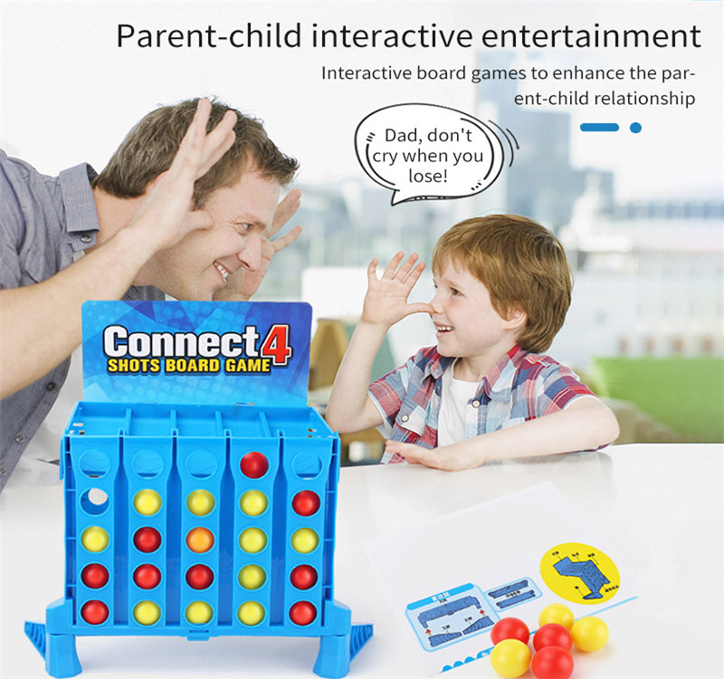 (🌲Early Christmas Sale- SAVE 48% OFF)Bouncing Linking Shots Connect 4 Game(BUY 2 GET FREE SHIPPING)