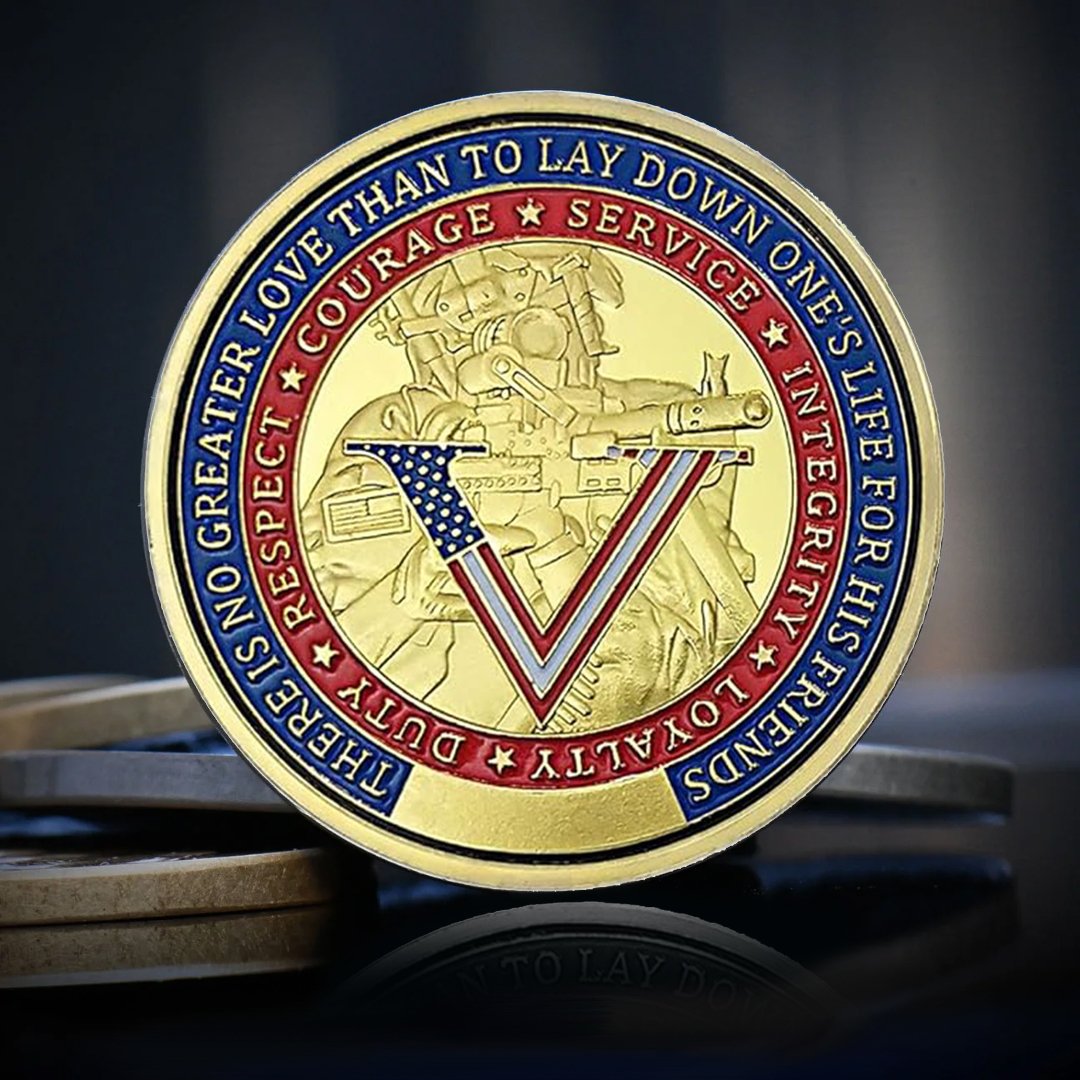 💖Thank You for Your Service US Army Veteran Challenge Coin