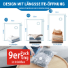 🔥6er-Pack leichte Reisetaschen mit elektrischer Pumpe 🔥 Kompakte Vakuum-Aufbewahrungsbeutel für Kleidung