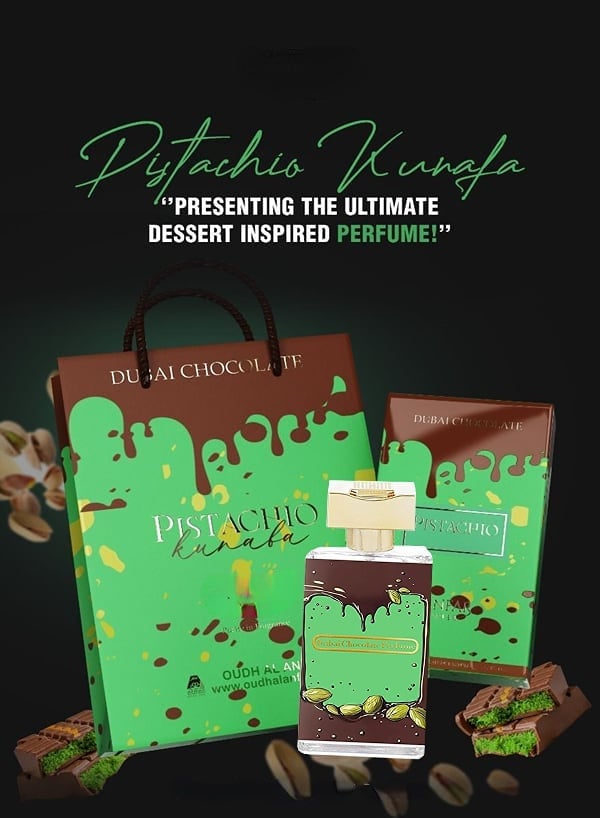 🎁Last Day Promotion 49% OFF-Dubai Chocolate Perfume Pistachio Kunafa Fragrance Edp