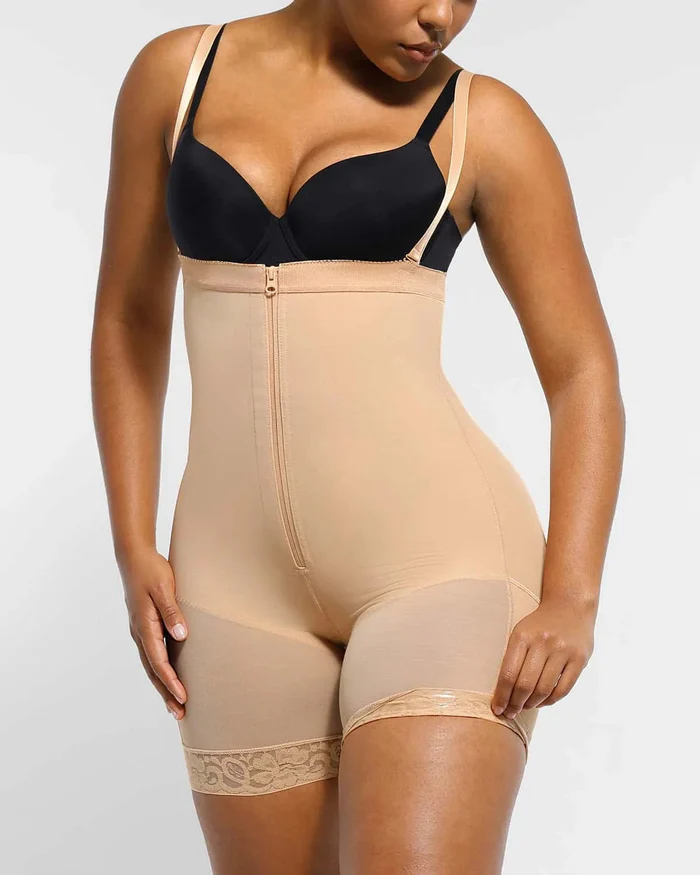 (🔥TikTok Summer SALE) -Firm Tummy Compression Bodysuit Shaper With Butt Lifter