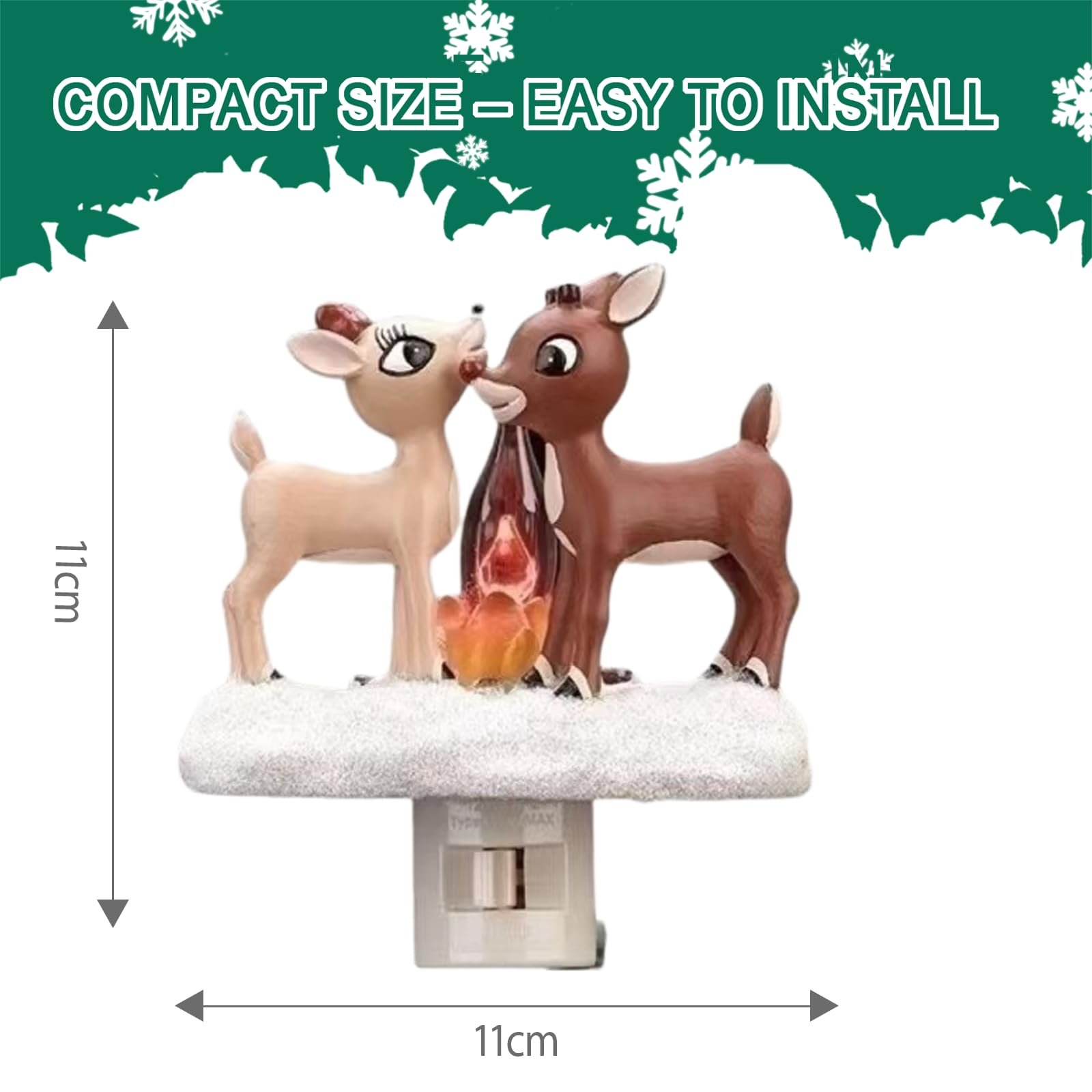 🎄 2025 Christmas Reindeer Nightlight – Cozy Holiday Glow