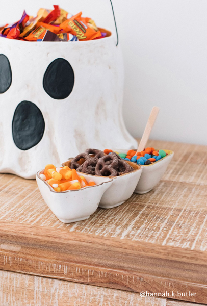 👻 PAPER MACHE HALLOWEEN TREAT BUCKETS🍬🎉