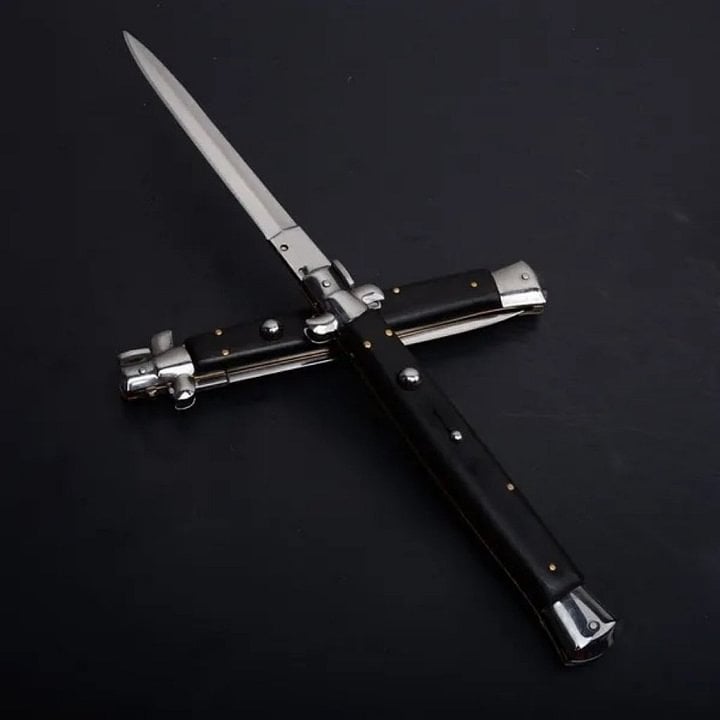 Pure Handmade Old School Italian Stiletto Pocket Knife - Buy 2 Free Shipping