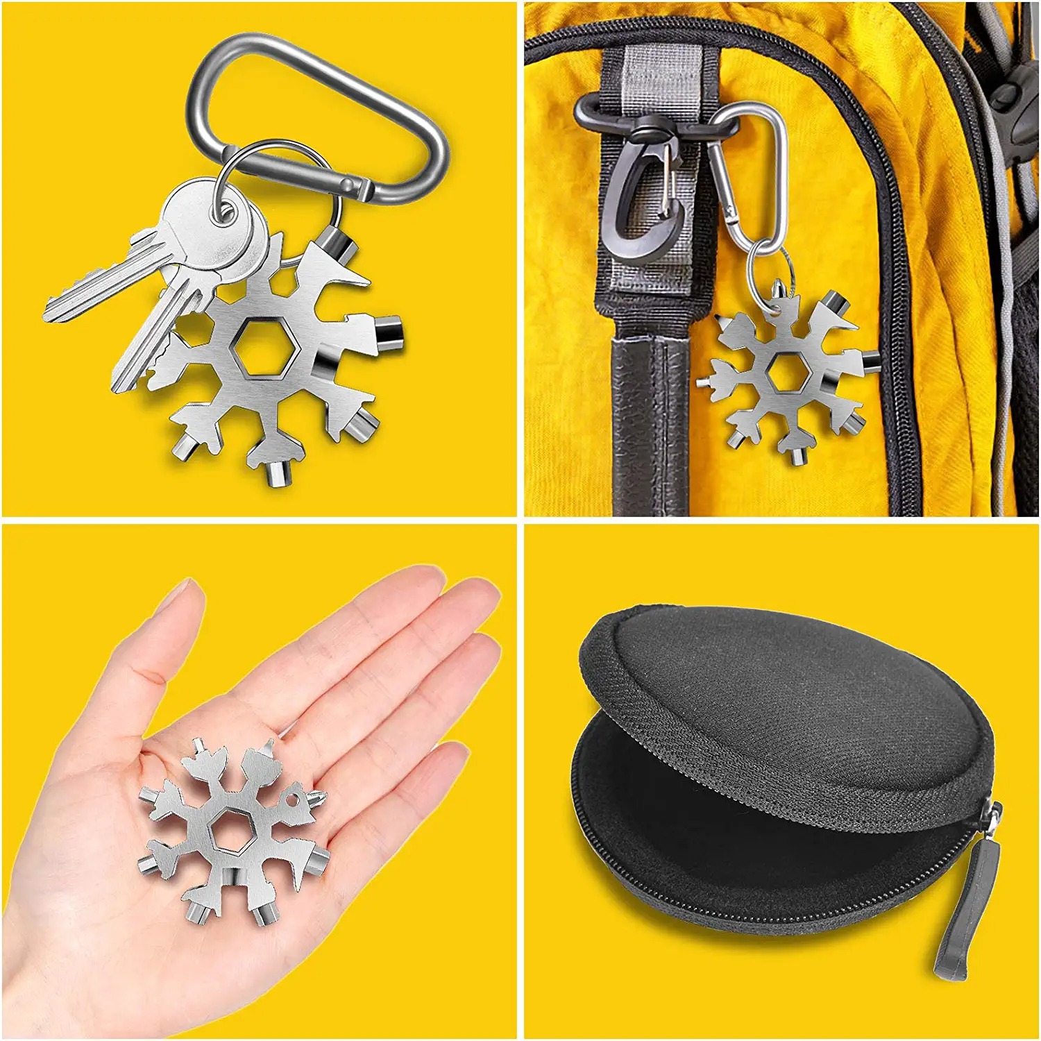 (🎄Early Christmas Sale-49% OFF)18-in-1 Snowflake Multi-Tool - Buy 3 Get 1 Free Now!