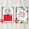 👩🏻‍🏫Teacher Christmas Gift Card Book - Hardcover & Durability Line(♻️Free PDF Included!) 🎁Holiday Teacher Appreciation Gift!