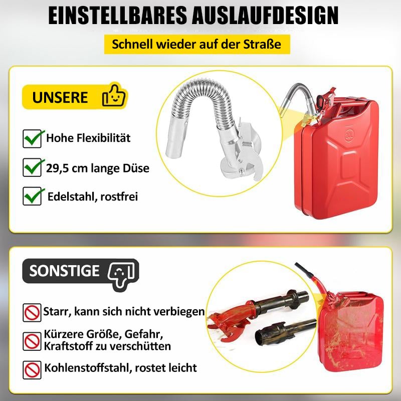 💥Letzter Tag 49% Rabatt🔥Kraftstoffleitung aus Edelstahl