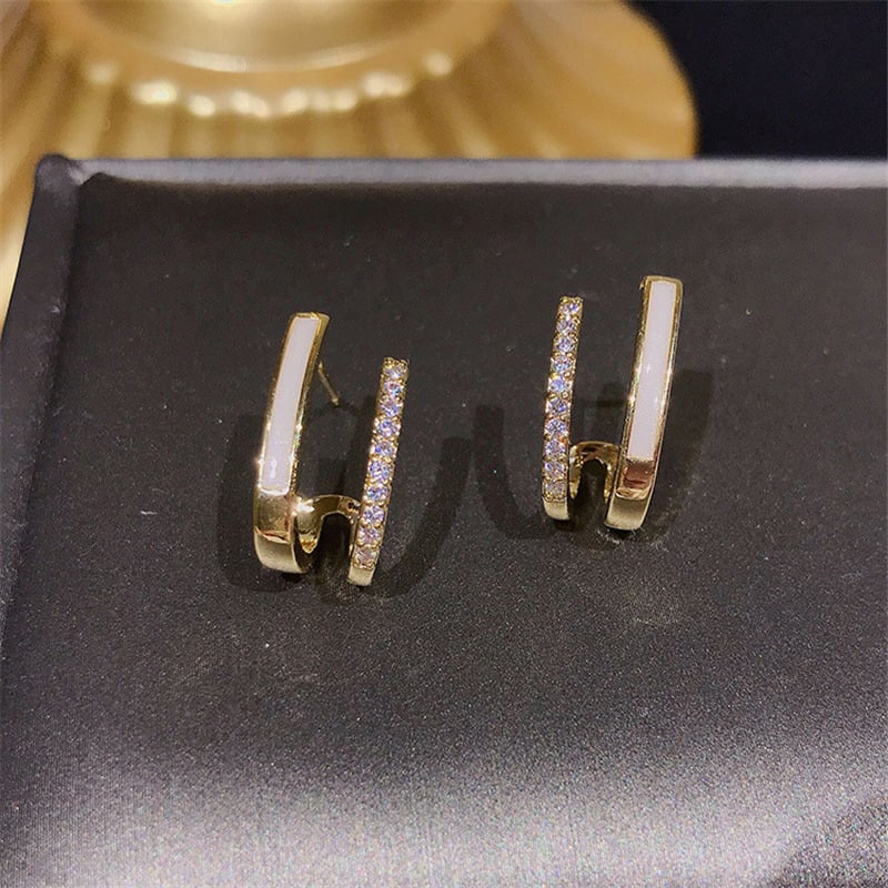 💝Christmas Hot Sale 49% OFF🎁2022 New Design Irregular U-shaped Earrings