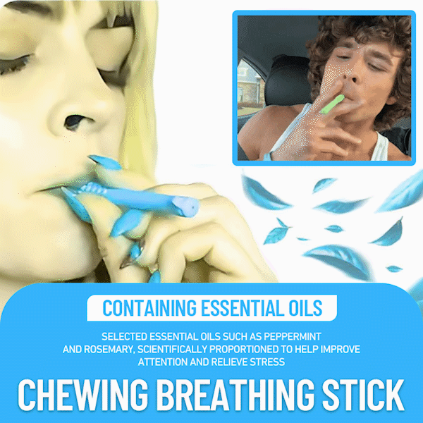 🔥HOT SALE 49% OFF🔥 - 🌿 Aromatherapy On The Go: Natural Focus Chewable Breather Stick with Essential Oil ✨