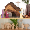 💕Handmade Nativity Scene Wooden Decoration-Buy 2 Get Free Shipping