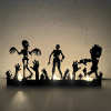 Funny Shadow Stand - Halloween Metal Candle Holder