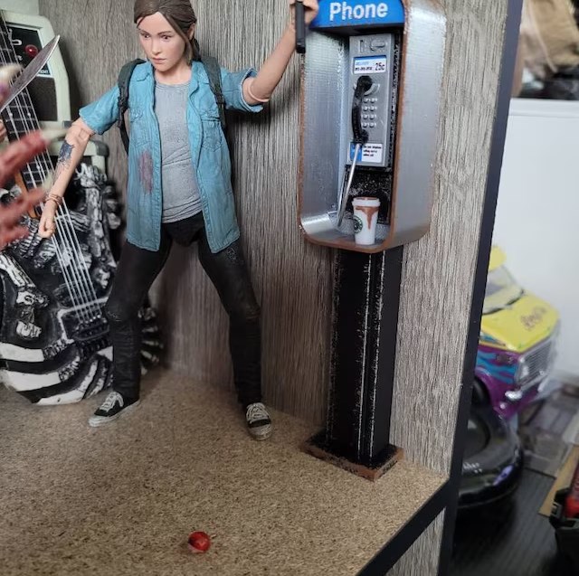 🔥Limited Stock - 🎁Handmade Miniature American Payphone 1:12 Scale Model