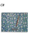 Floral Overlay Print File Bag 1pc