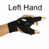 LED Flashlight Waterproof Gloves - Practical Durable Fingerless Gloves