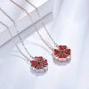 Christmas Hot Sale 48% OFF - S925 Silver Four Heart Clover Necklace - Buy 2 Free Shipping NOW