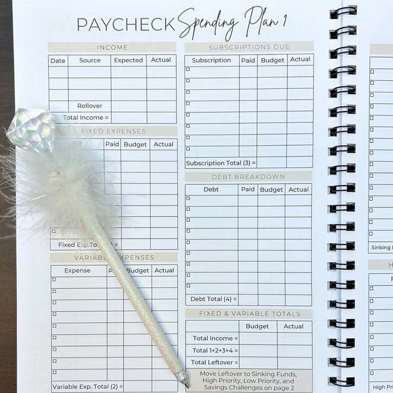 🔥HOT SALE NOW 50% OFF🔥Undated 12 Month Budget Planner