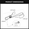 Christmas Pre-Sale 48% OFF -  304 Stainless Steel Metal Long Tail Clip(5 pcs/set)BUY 3 GET 1 FREE NOW