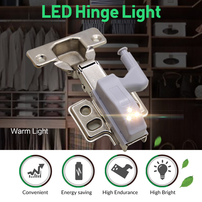(🌲Early Christmas Sale- SAVE 48% OFF)Universal Hinge LED Sensor lamp--buy 5 get 5 free & free shipping（10pcs）