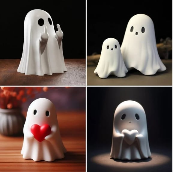 💥Clearance Event Sale 49% OFF👻 Purely Handmade Cute Ghost Statue