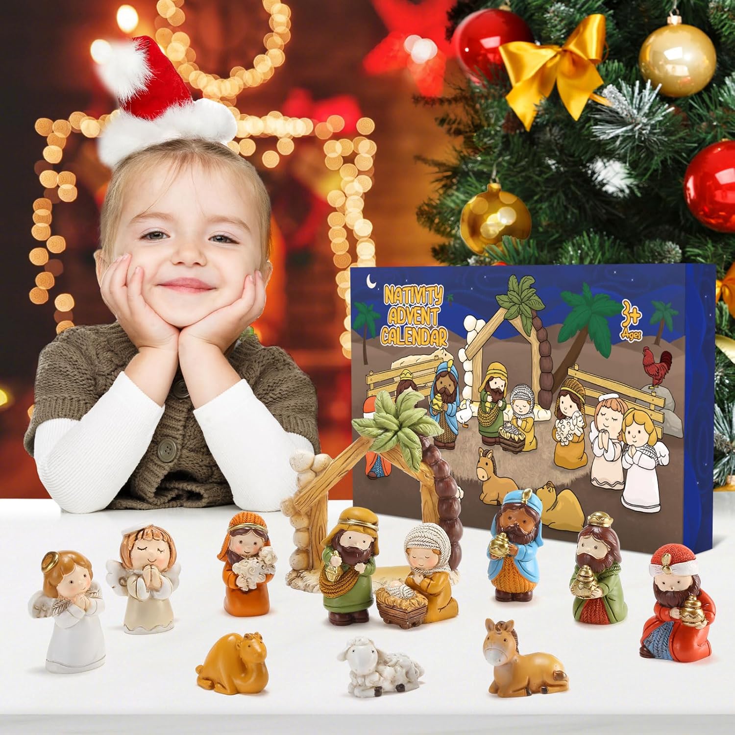 Nativity Advent Calendar - 24 Days of Christmas Nativity Scene Set