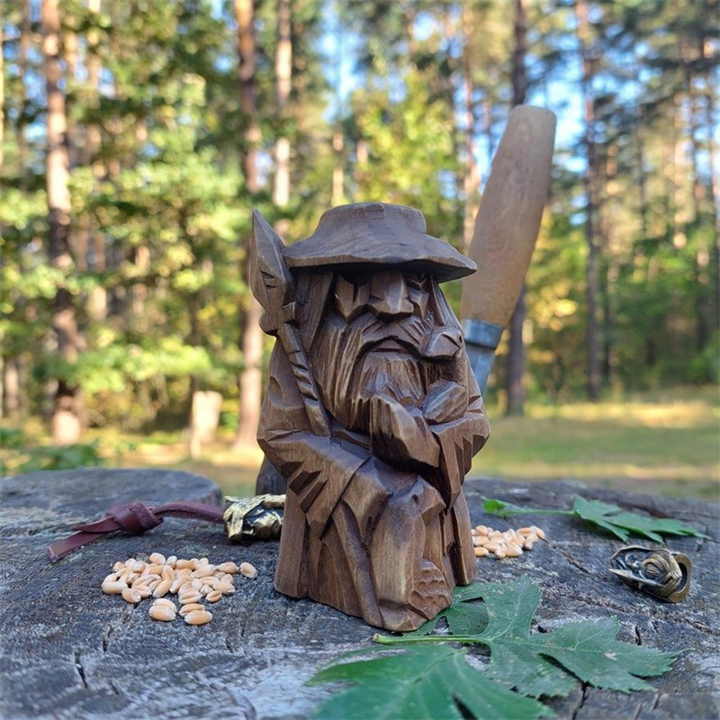 (💖 Valentine's Day Sale - Save 50% OFF) Odin Thor Tir statue resin craft ornaments,Buy 2 Free Shipping