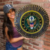 Handmade Flag Clock By U.S. Soldier Veteran, Buy 2 Get Free Shipping Today