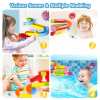 🔥Early Christmas Promotion 50% OFF🎄Interactive Bathtub Slide Set Toddler Bath Toys