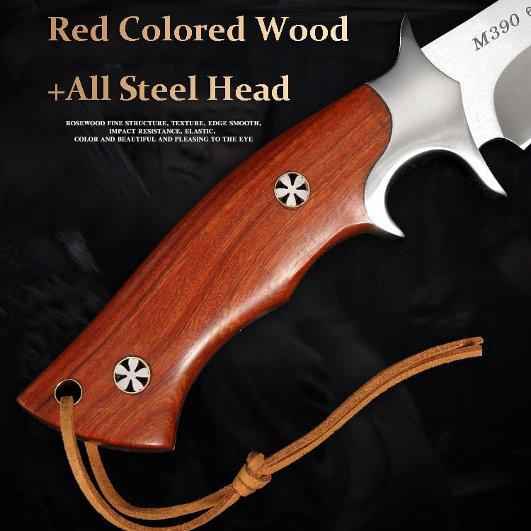 🎁TikTok Last Day Sale - 70% OFF-🔥- M390 Integrated Steel High Hardness Sharp And Durable Straight Knife