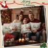 🎄 Soft Christmas Pillow Covers – 4-Piece Set for Cozy Holiday Vibes!