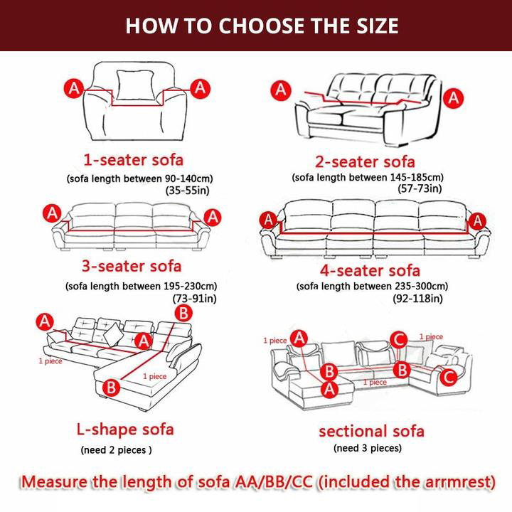 Stretch Elastic Anti-Slip Spandex Universal Sofa Cover