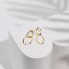 PAVOI 14K Gold Plated Dangle Earrings for Women | Infinity Cute Hanging Hoop Earrings